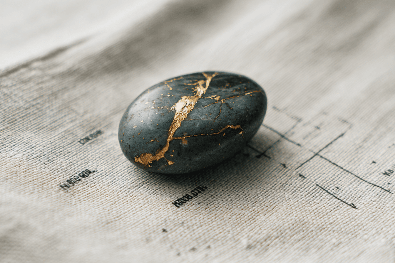 Young woman looking out a window at night