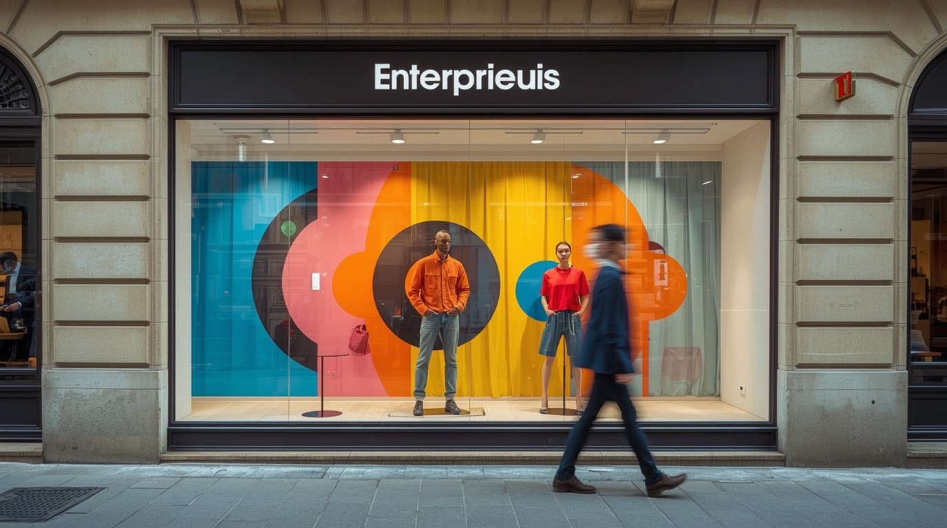 Communication vitrine bordeaux