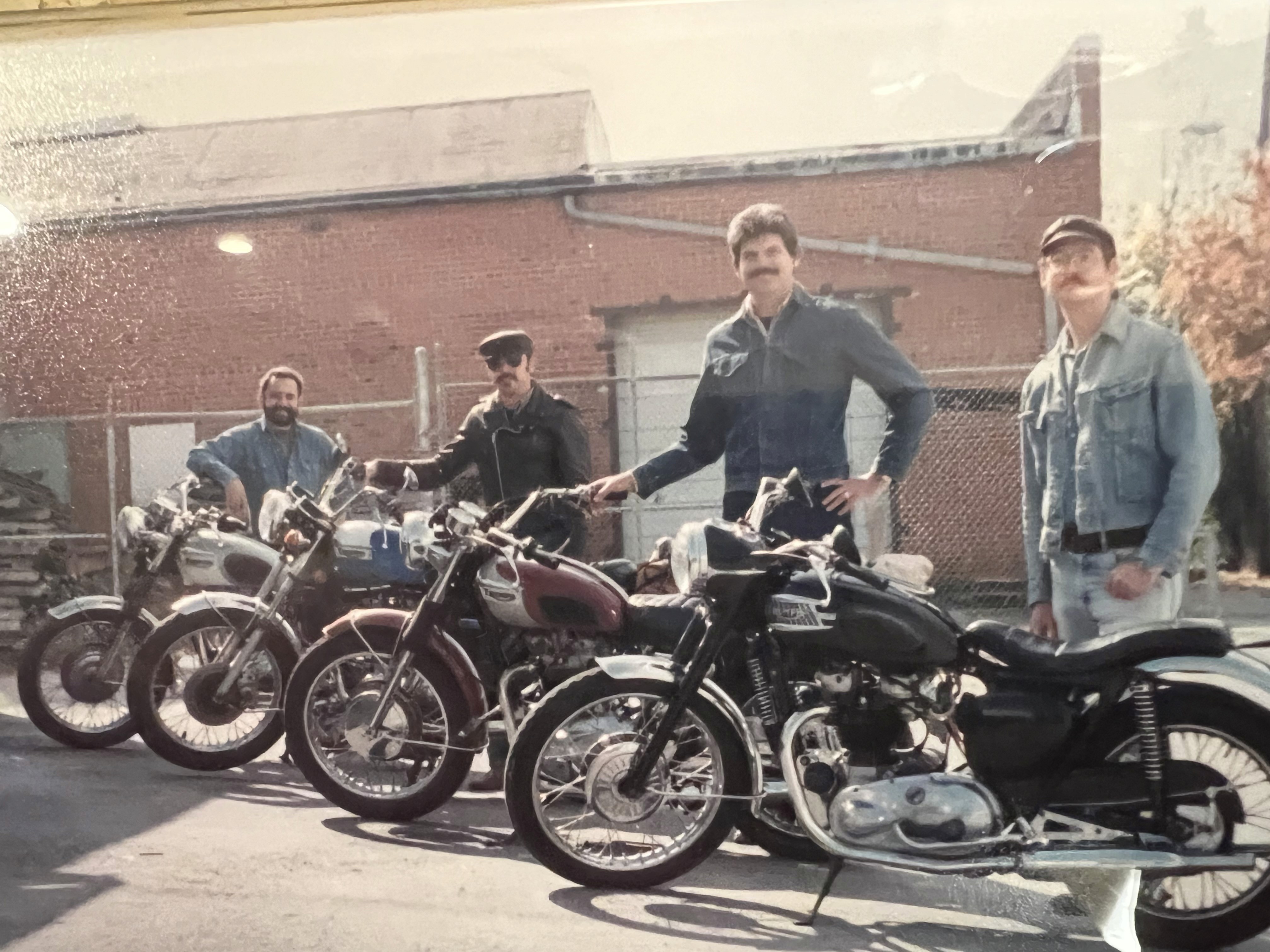 Two men greeting with hand