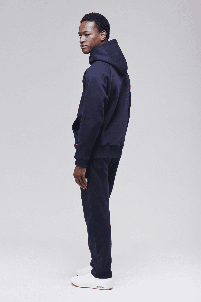 Side view, full figure