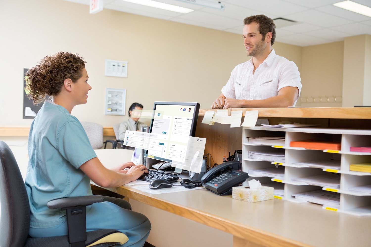 Front office staff can be much more effective through the use of digitial patient intake forms.