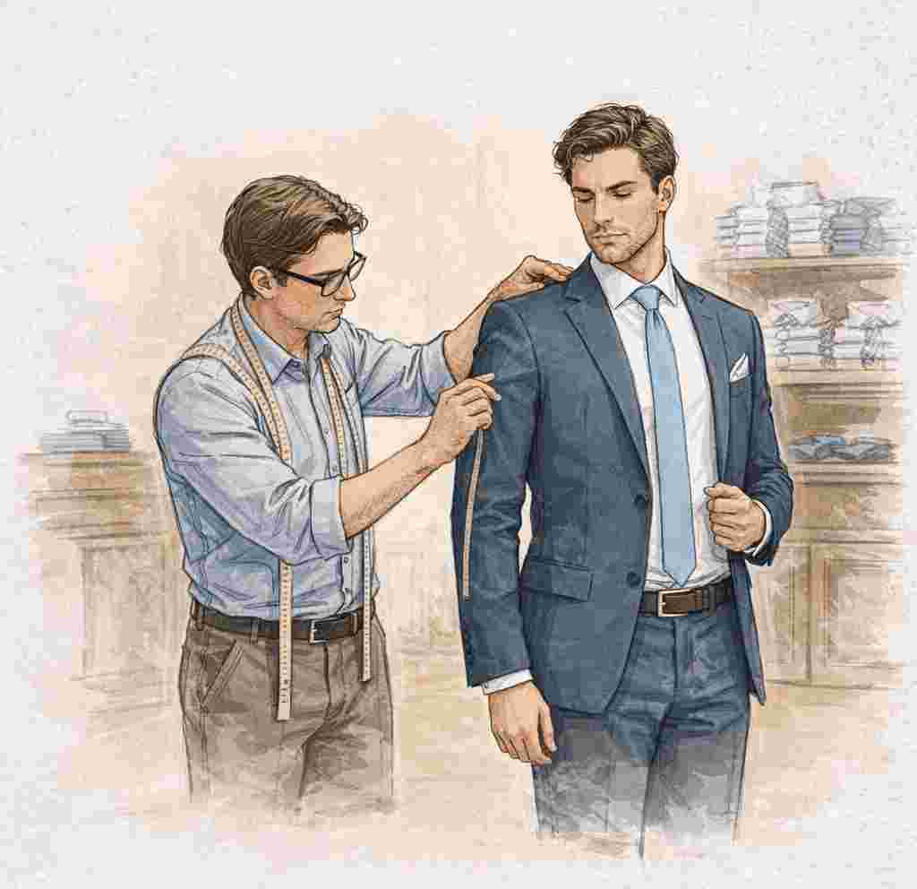 Öltöny méretre szabás