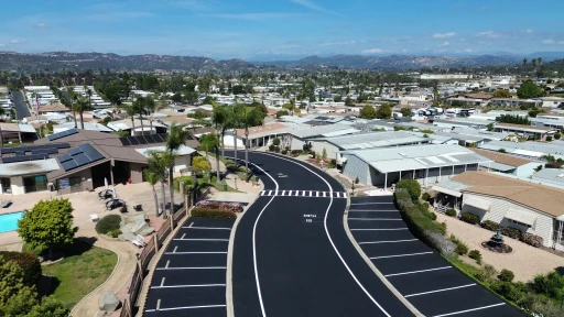 Mobile Home Park asphalt paving project