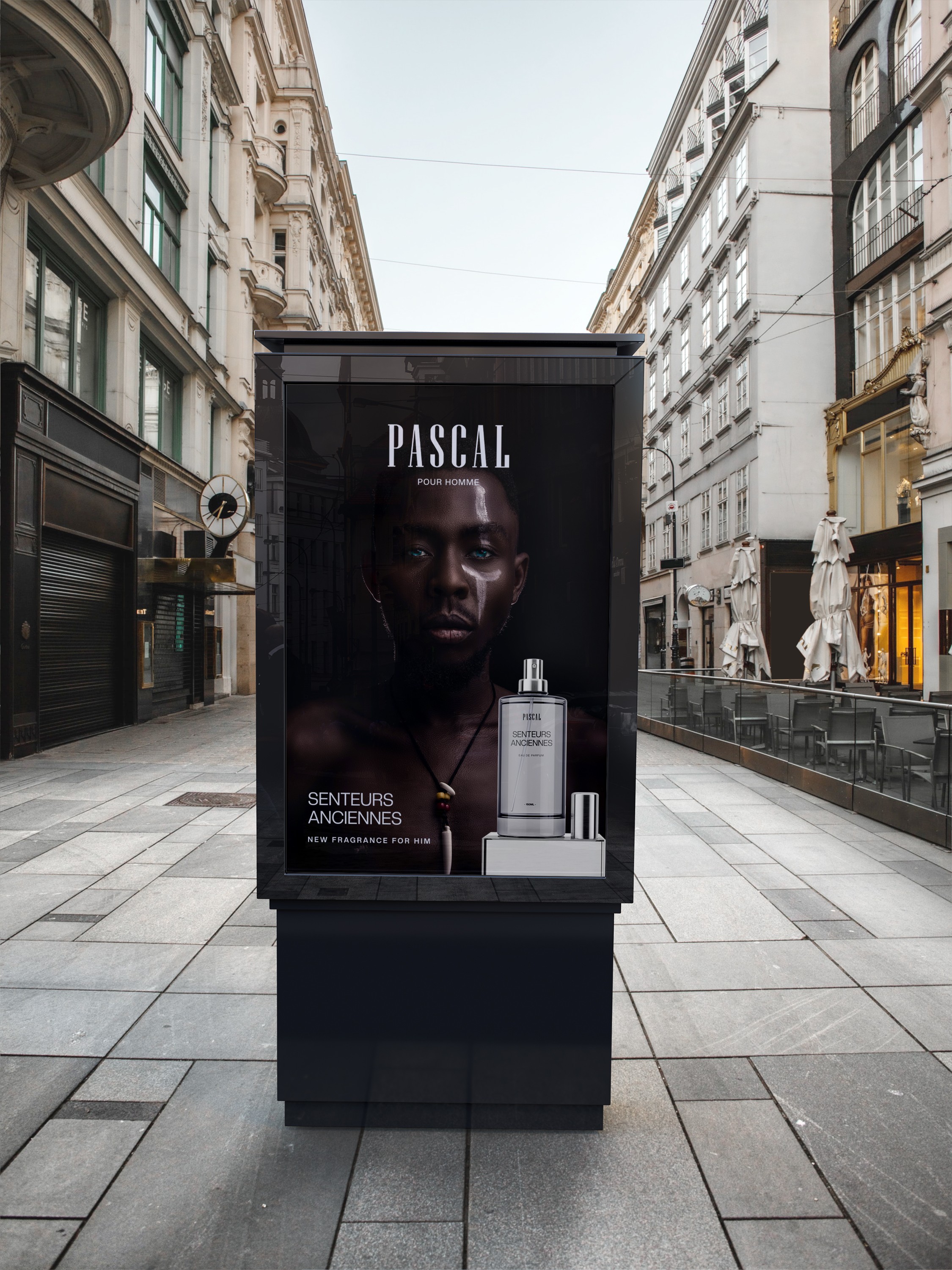 Pascal Cosmetic Company Street Advertisement