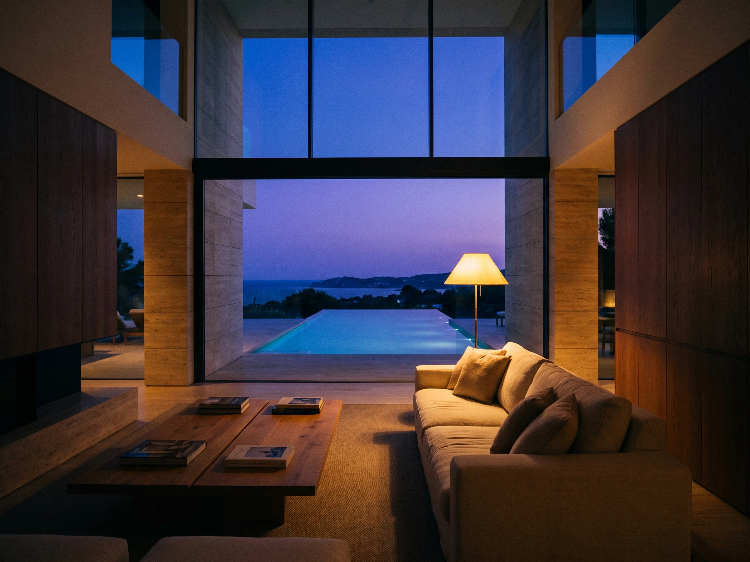 Living room of Casa Linha