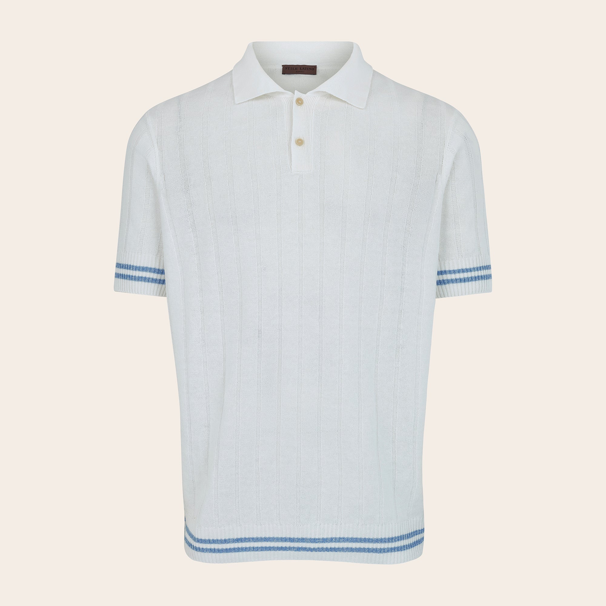 Lipari Short Sleeved Polo - Adda River