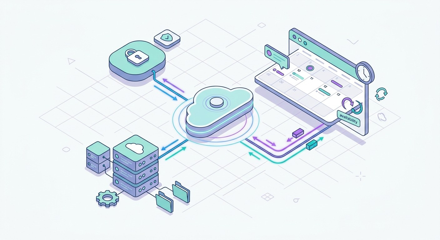 CatDoes AI agent building a booking app backend with database and authentication