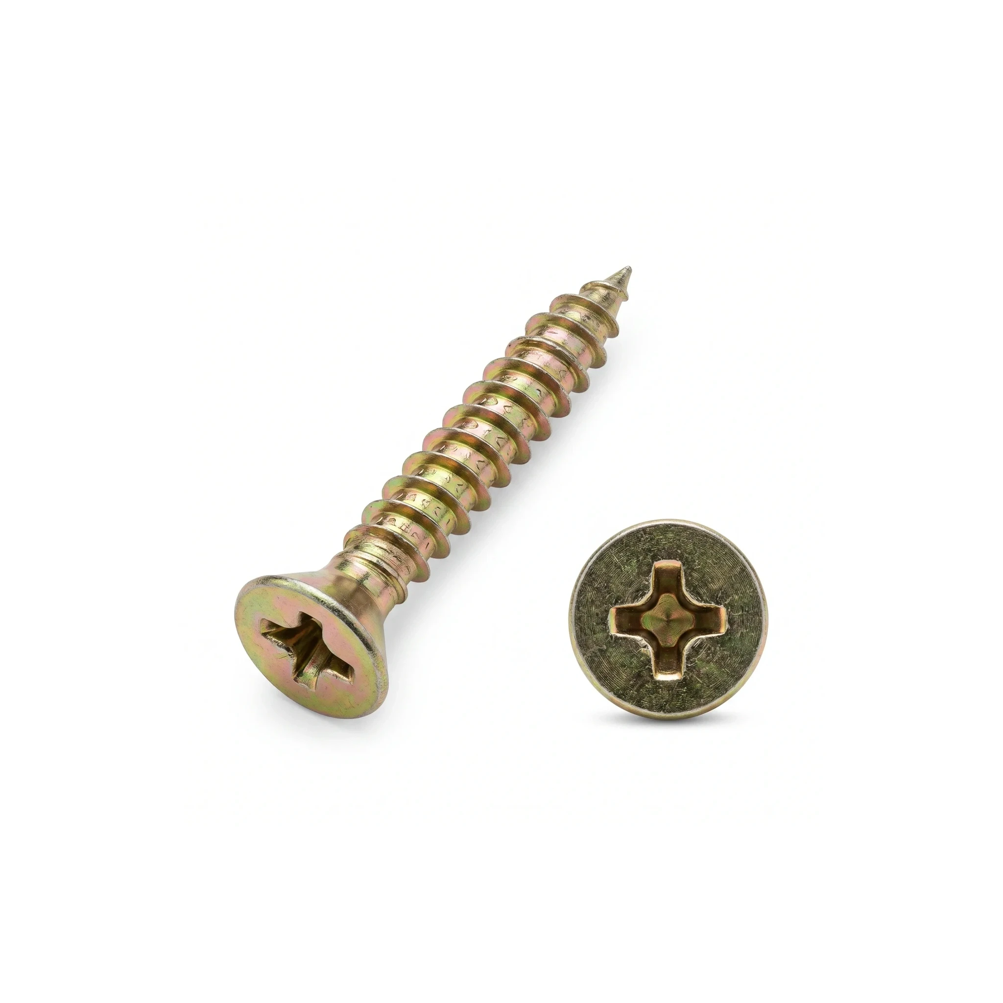 #8 x 2-1/2 in Yellow Grabber Screw available from Capital Lumber in Boise, Idaho