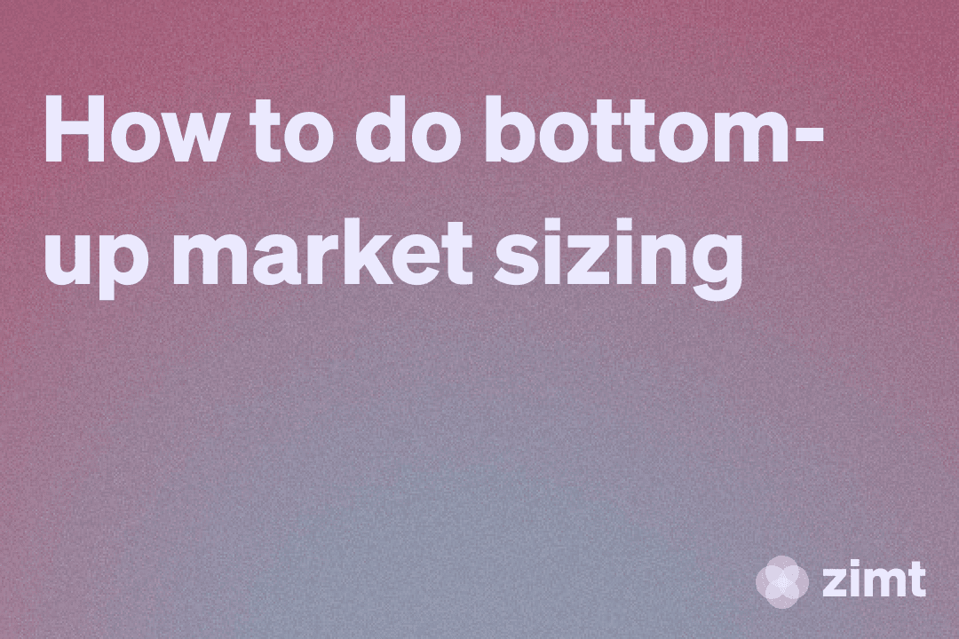 How to do bottom-up market sizing