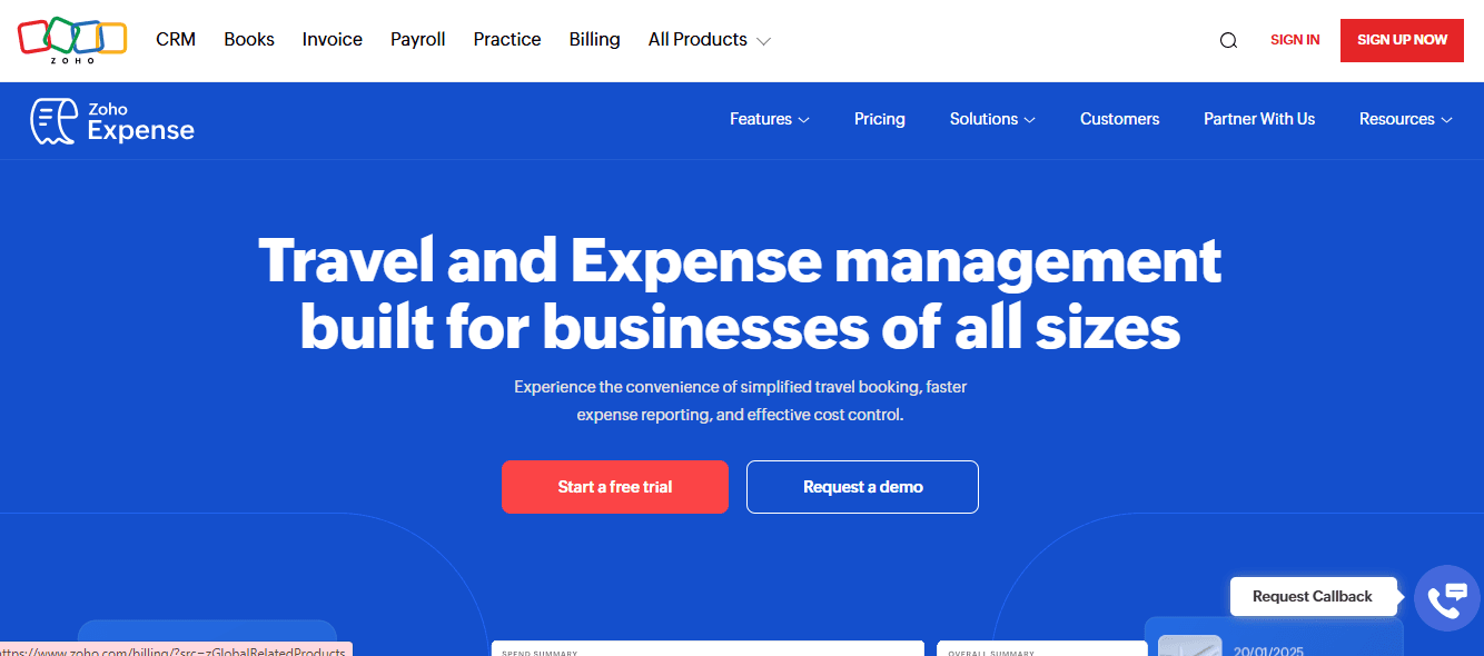 zoho expense