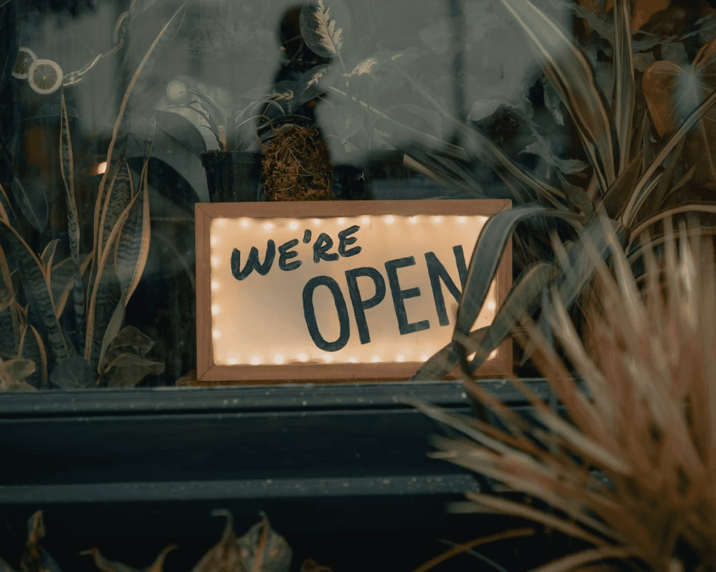 Open Sign