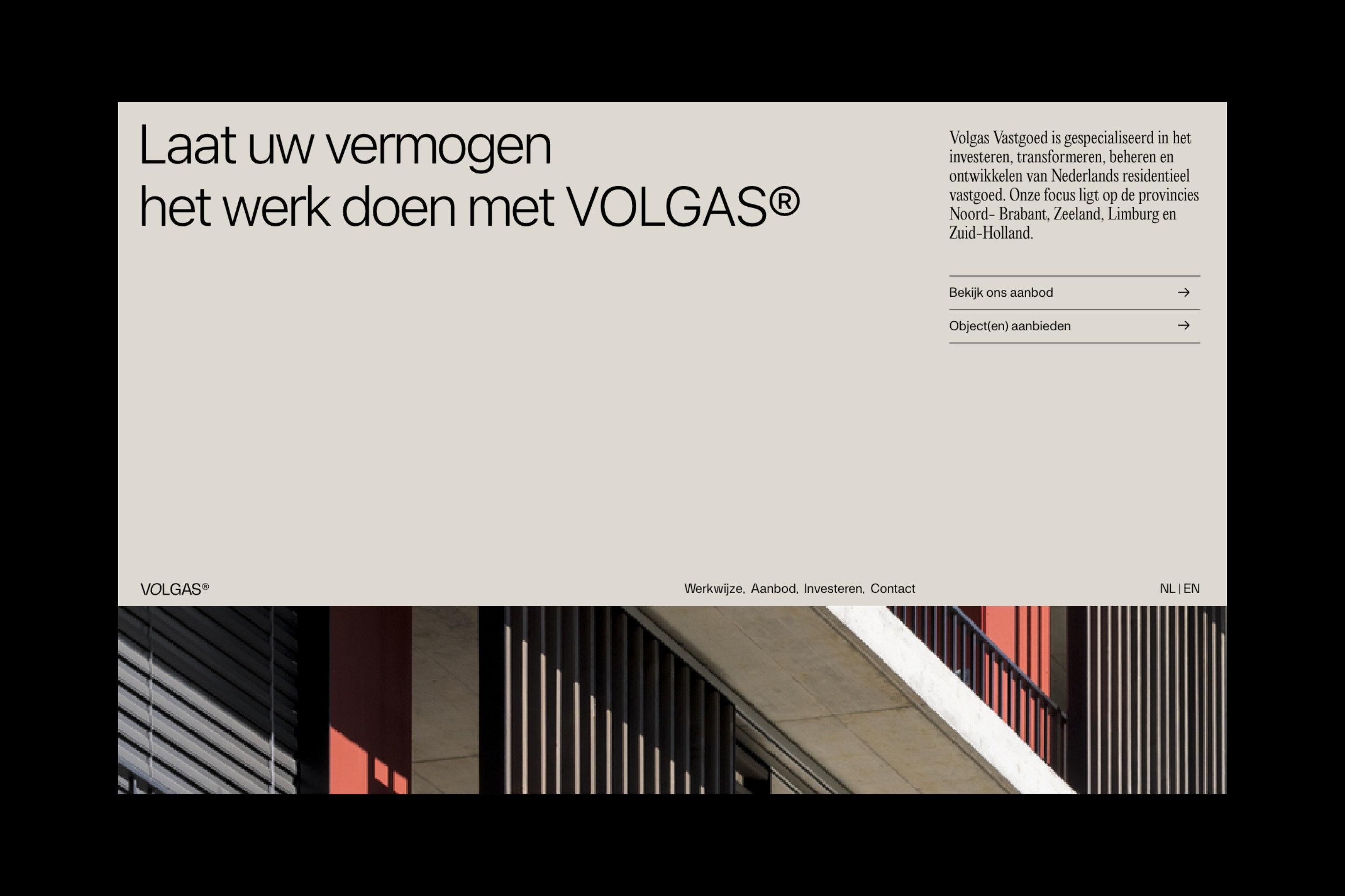 homepage of VOLGAS