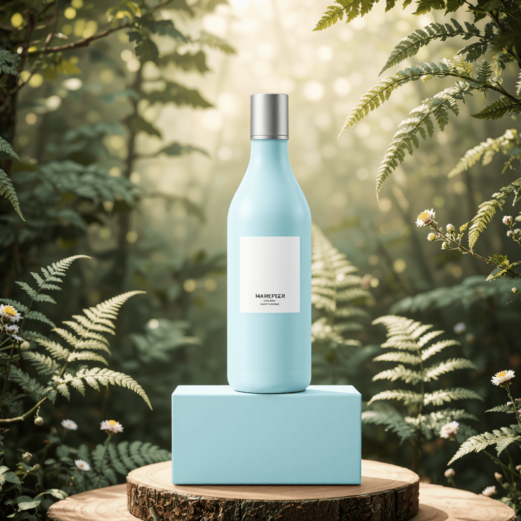 product photography of a bottle of enzyme powder wash