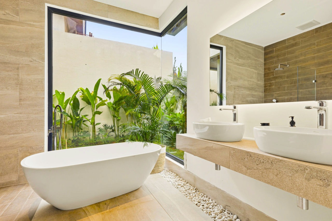 2-bedroom villa with sunset views over rice fields in Ubud