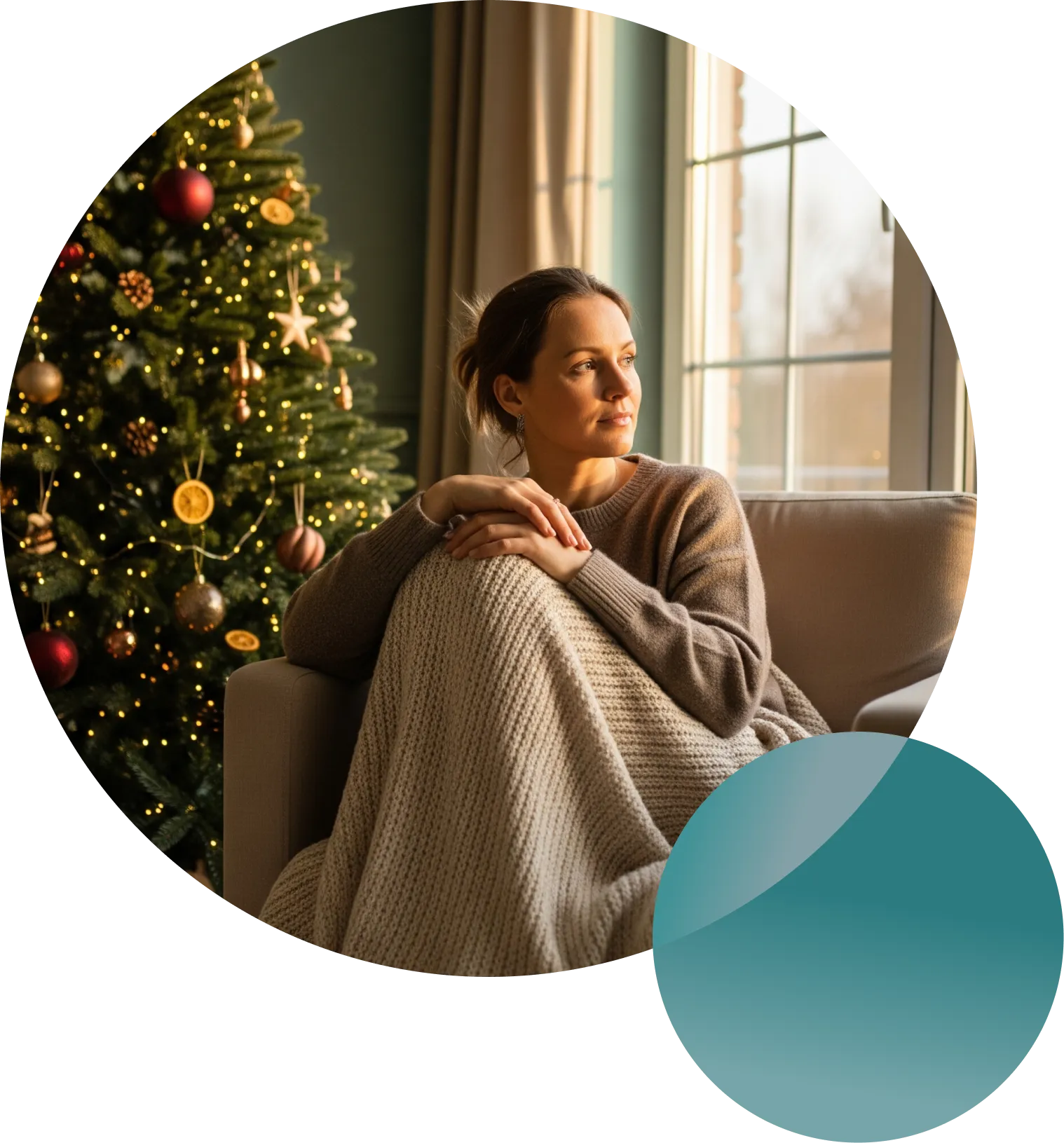 Couple cooking together in a bright kitchen while smiling at each other.