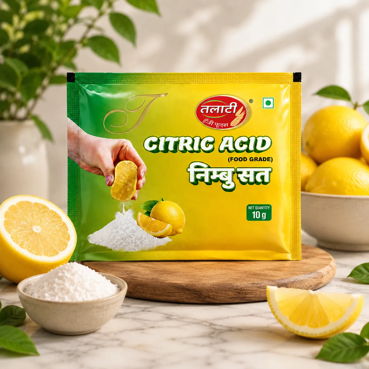 Citric Acid Mockup