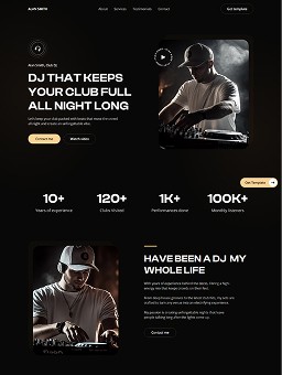 Vibe Framer Website Template Homepage 