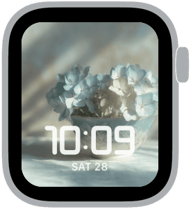 porcelain spring Apple Watch face preview 4 featuring easter and spring.