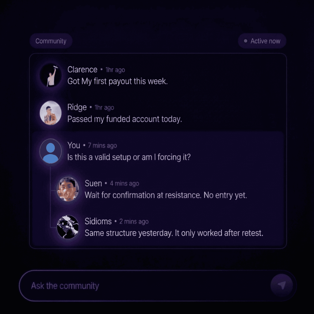 A Community That's Already Been Where You Are.