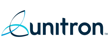 Logo of a company named "Durvtron," featuring stylized text with blue and turquoise colors.