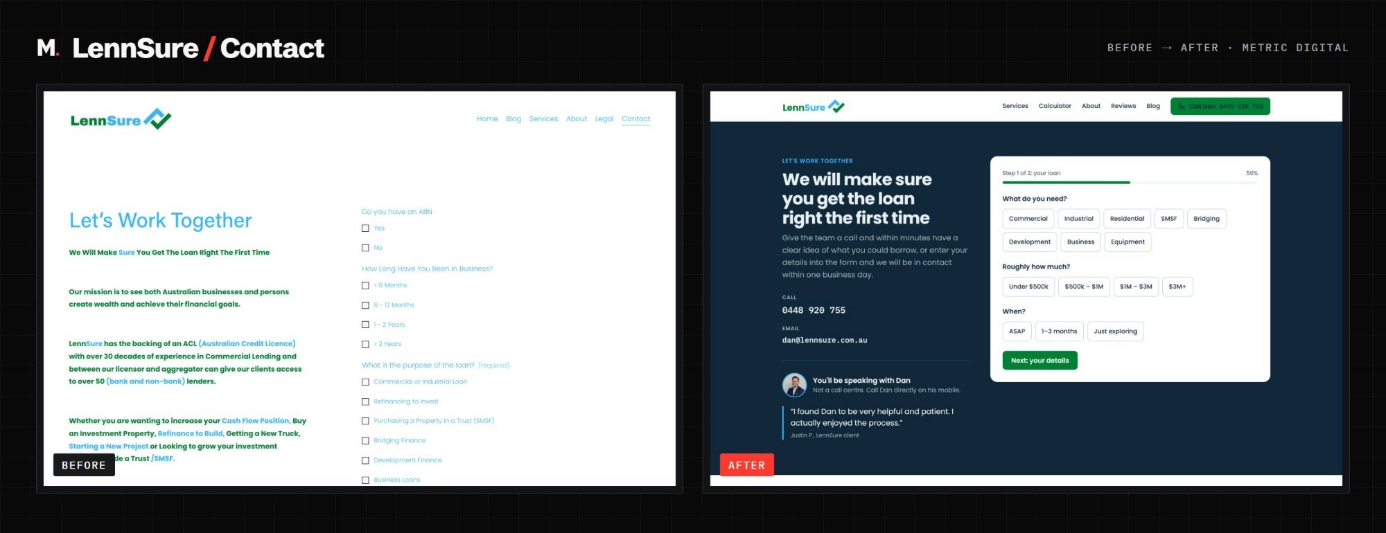 LennSure contact before and after