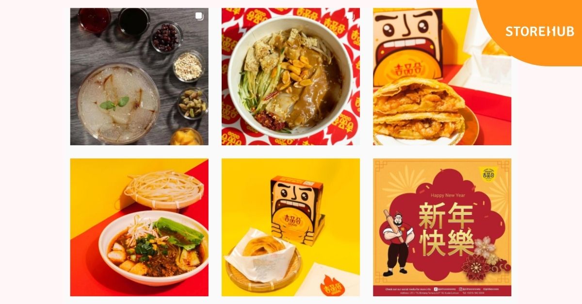 instagram marketing tips restaurant cafe kl klang valley business optimise feed colour palette