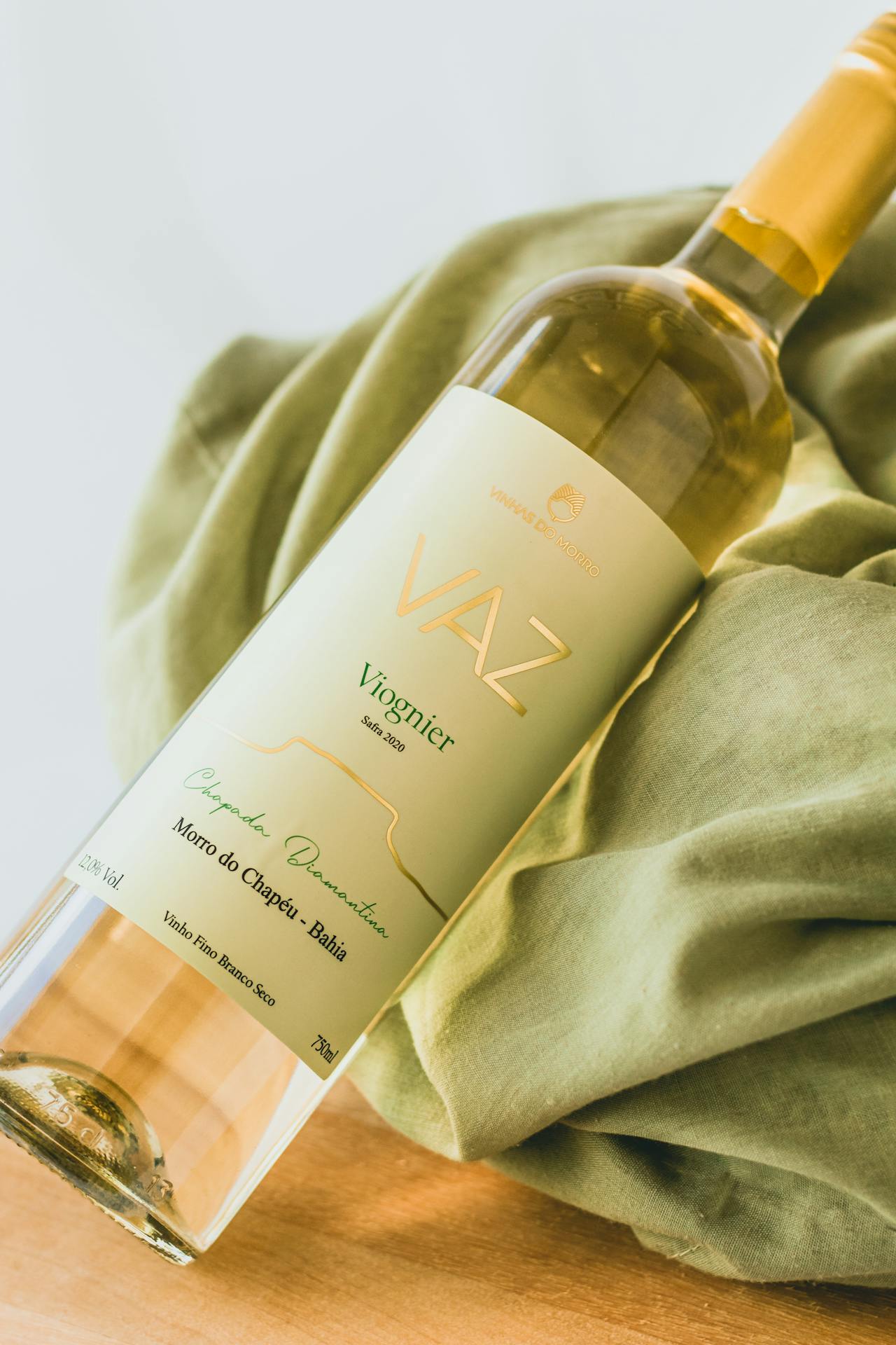 A bottle of white wine