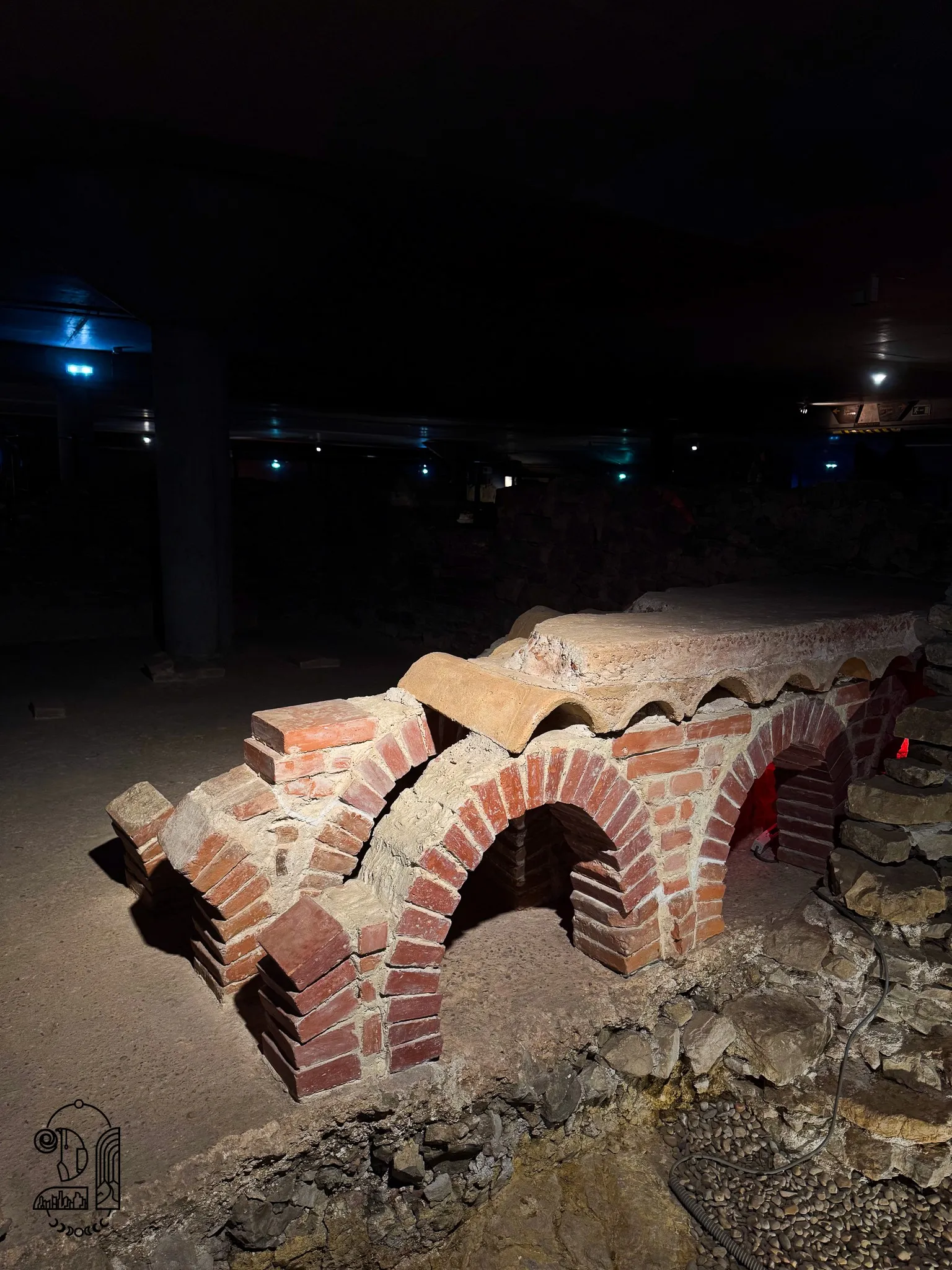 Ruine romaine dans un musée