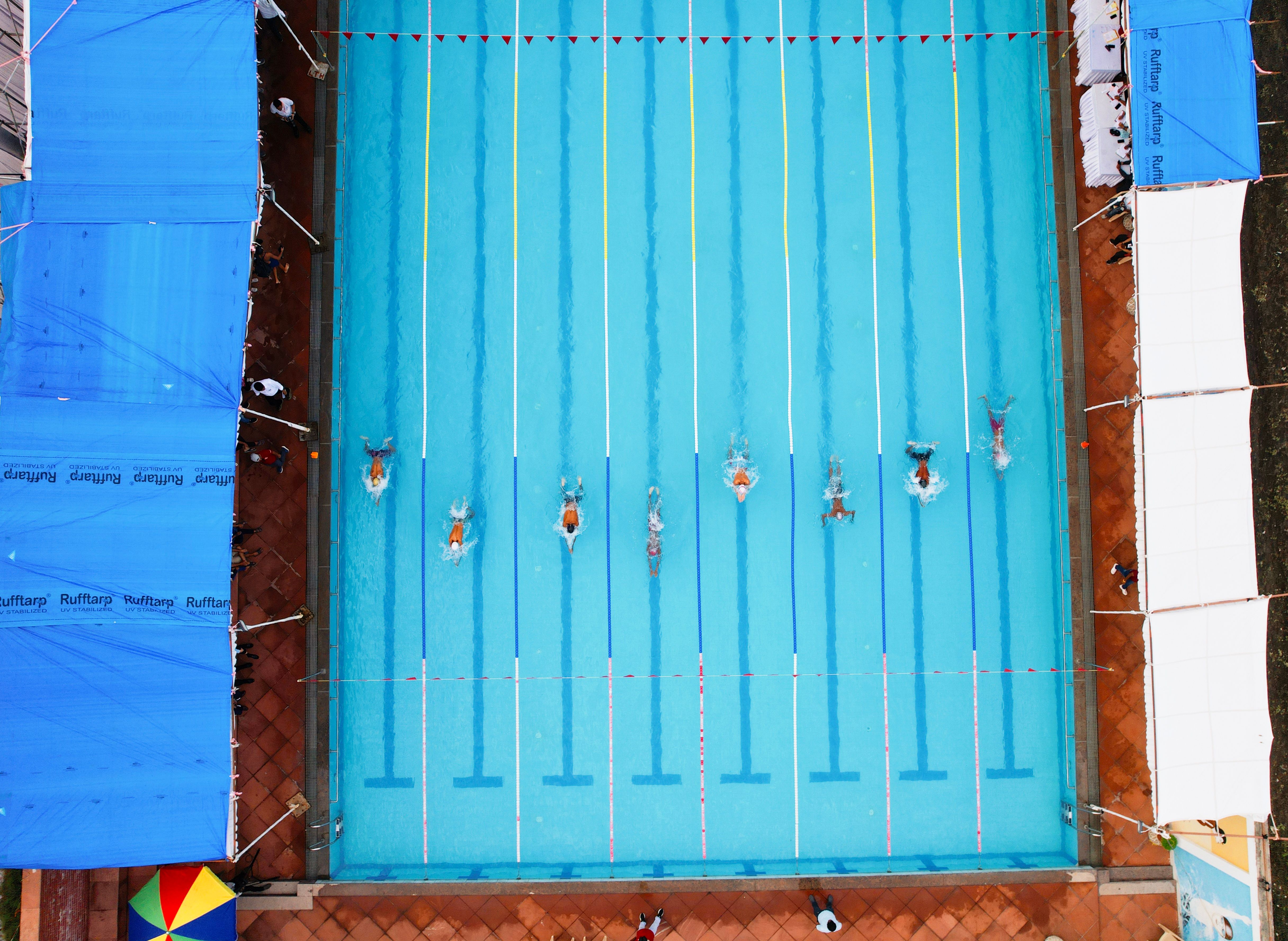 Fitted-out gym floor with strength and cardio equipment