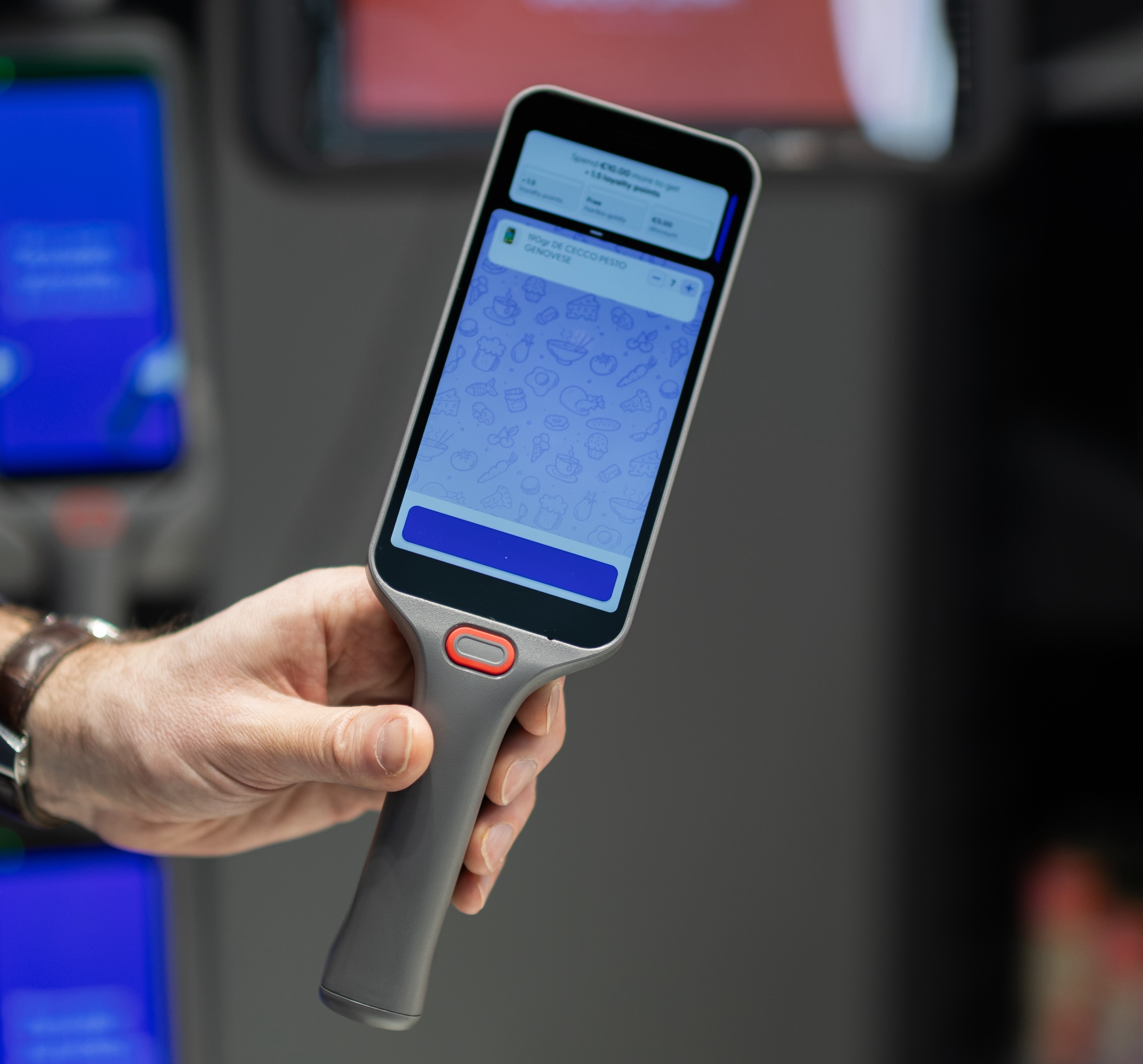 shopreme self-checkout software on honeywell cs32 handheld scanner