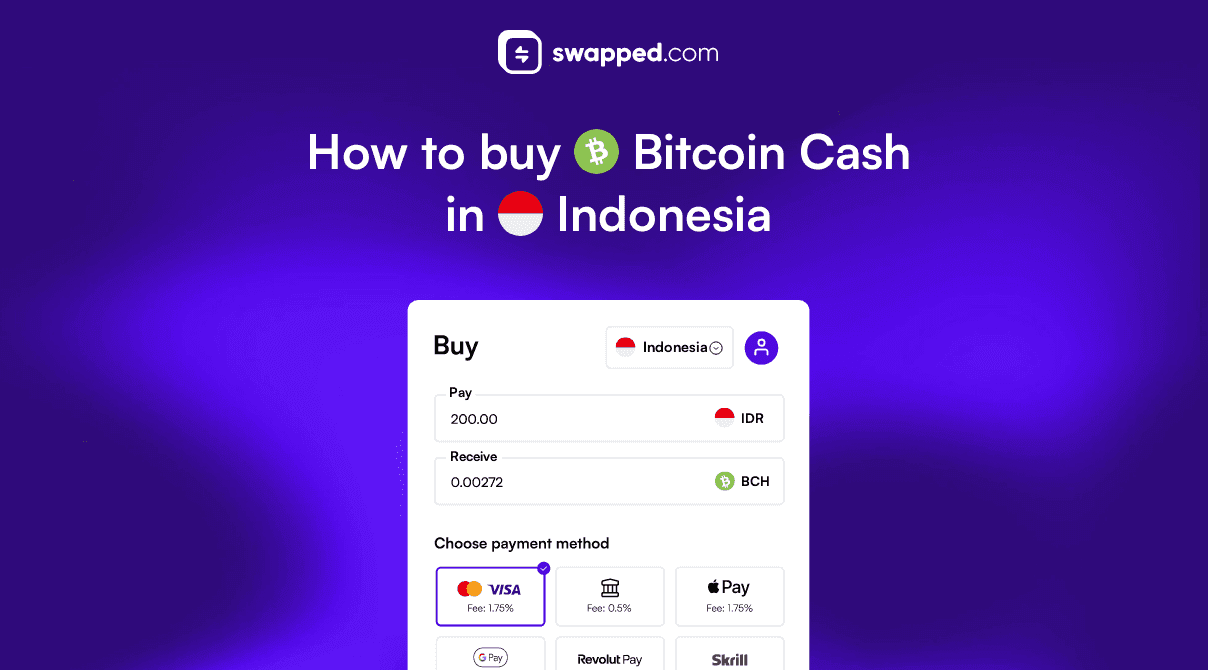 How to buy Bitcoin Cash (BCH) in Indonesia with IDR