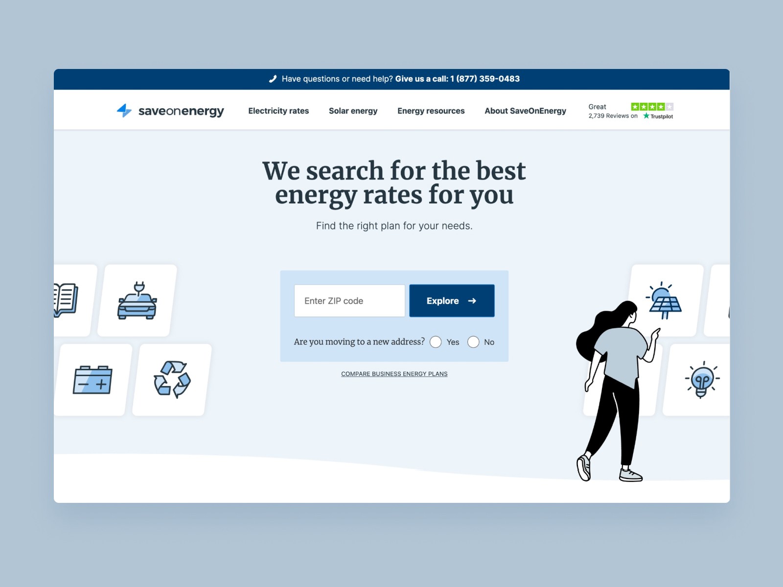 SaveOnEnergy Home Page