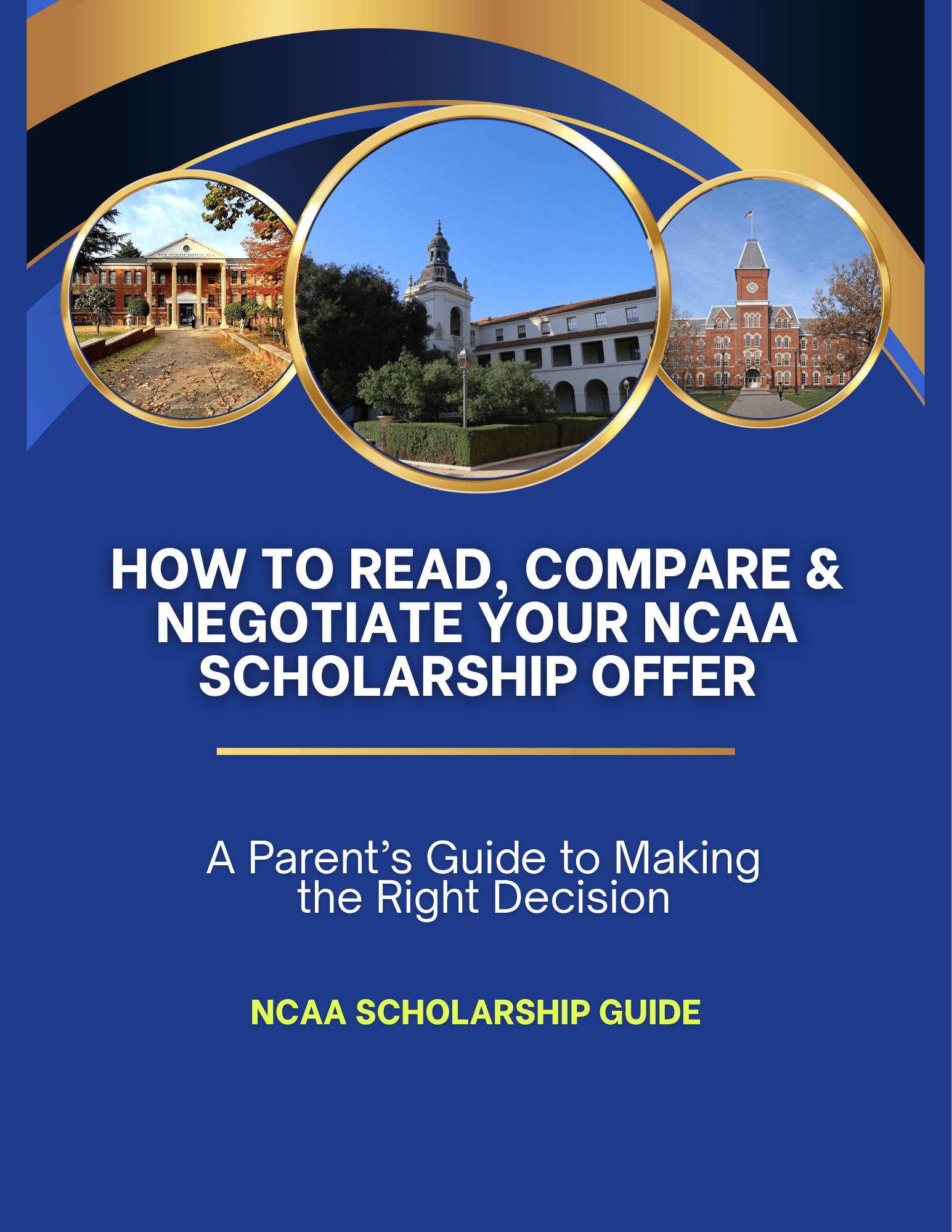 Cover of the Scholarship Comparison playbook