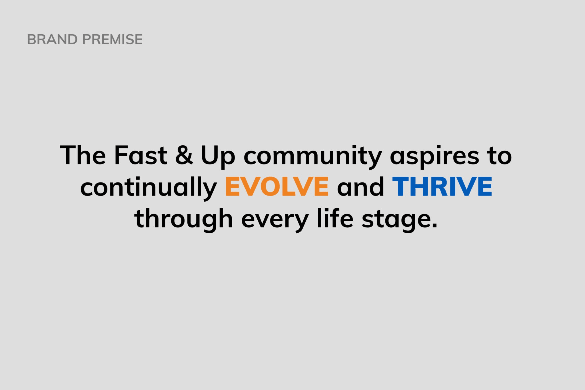 brand reasoning for Fast&Up