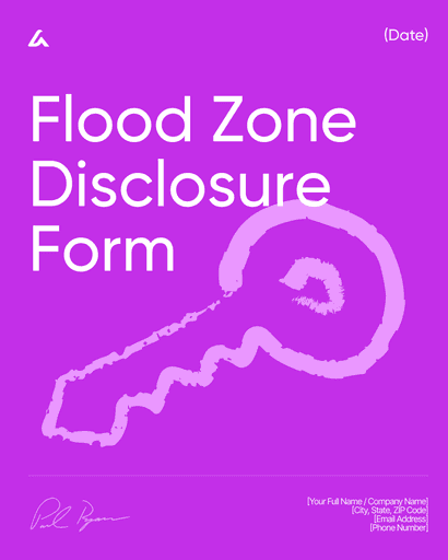 Flood Zone Disclosure Form