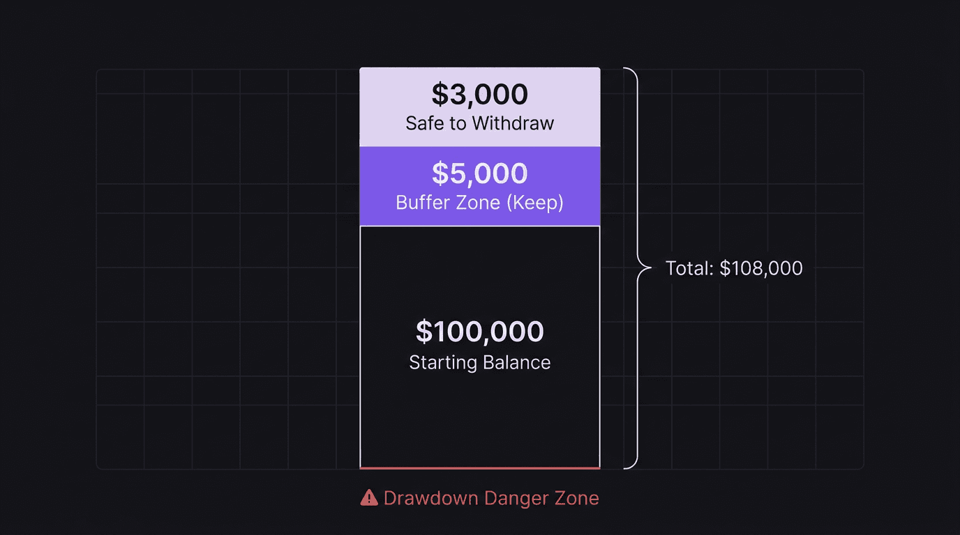 Diagram showing the buffer strategy with withdrawal and reserve zones