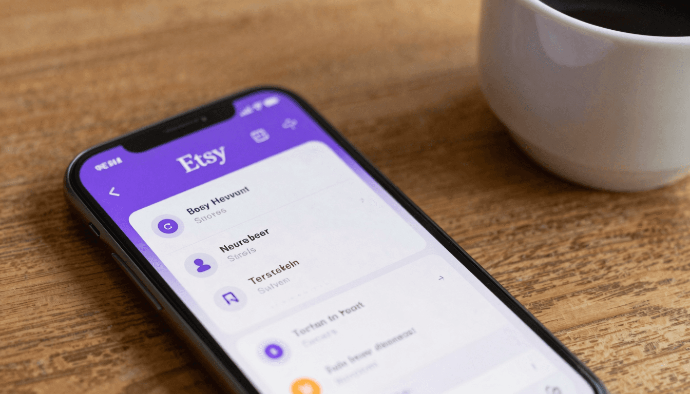 Etsy mesaj paneli ve bildirimler