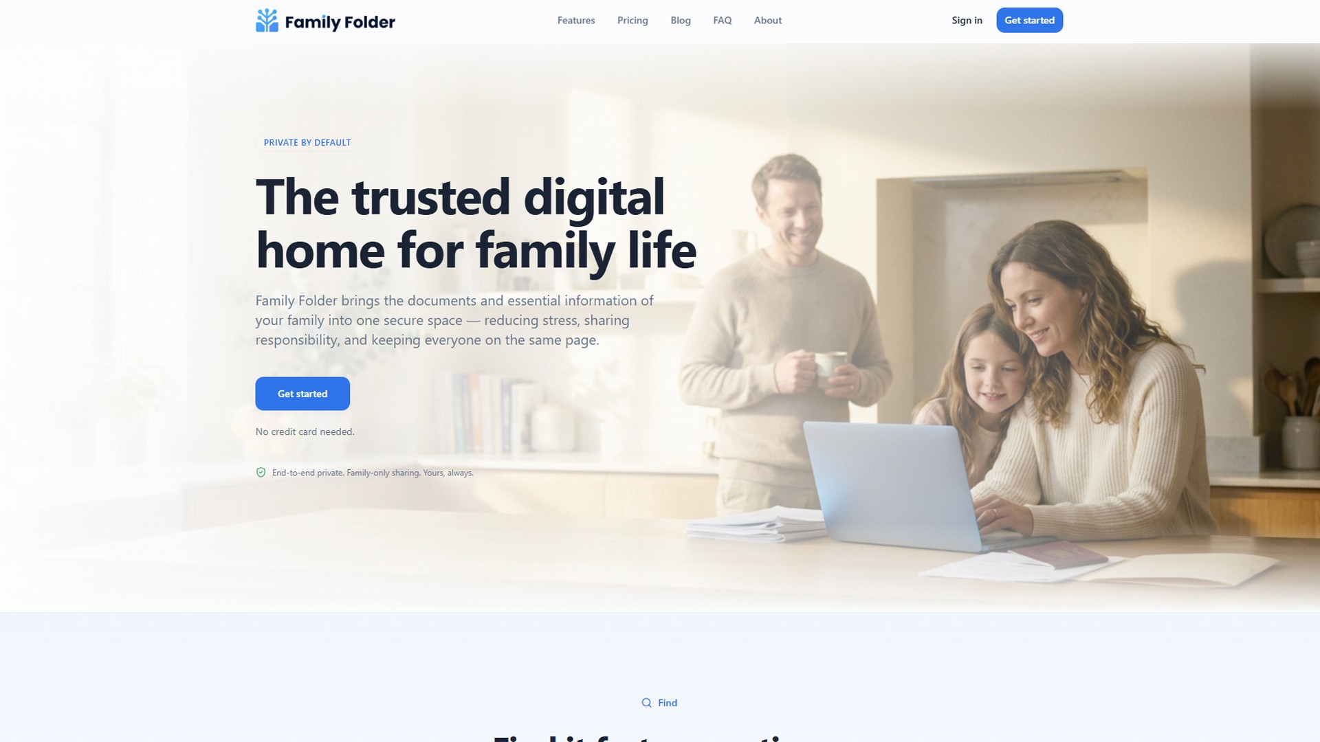 family folder website
