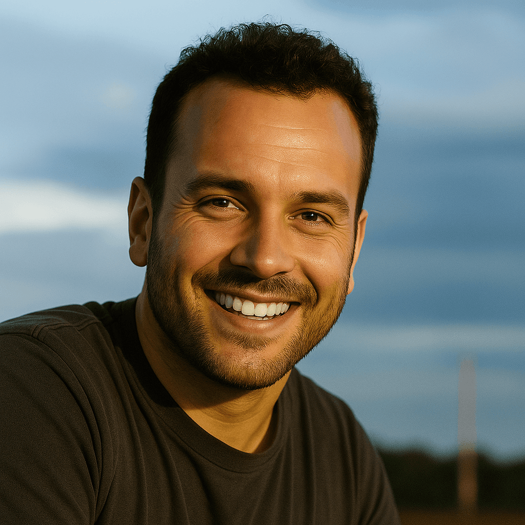 Face of a smiling man