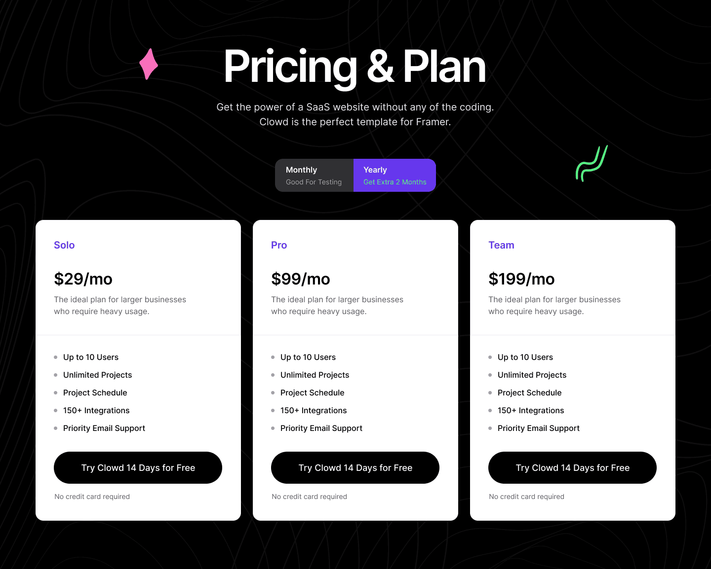 Pricing 156