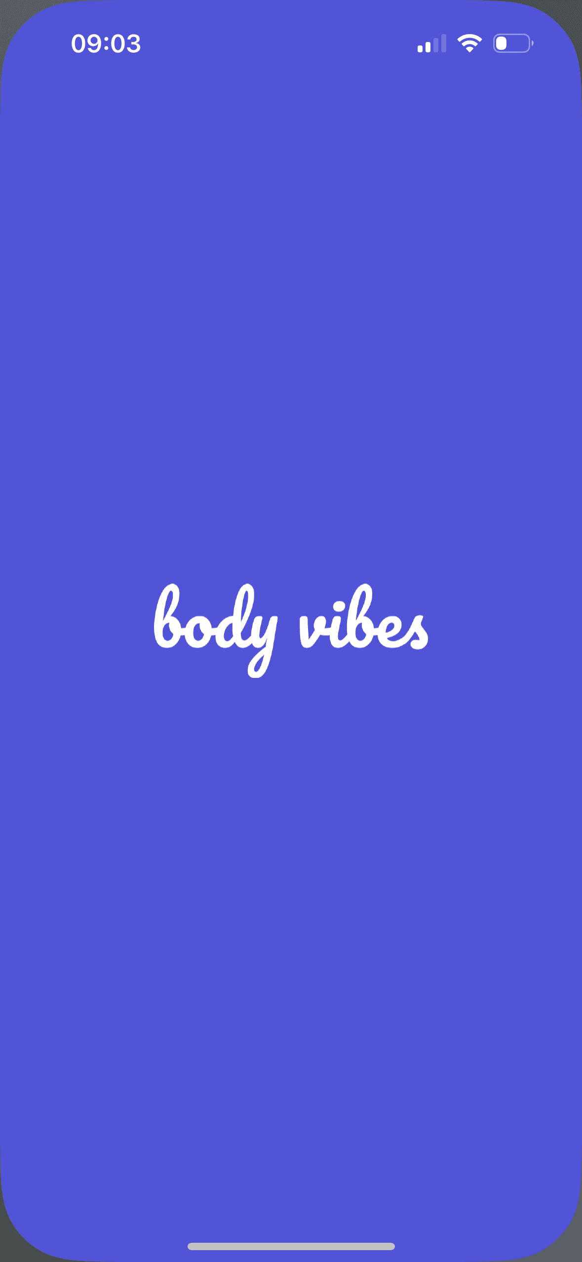 Hero image of the mobile app splash screen.