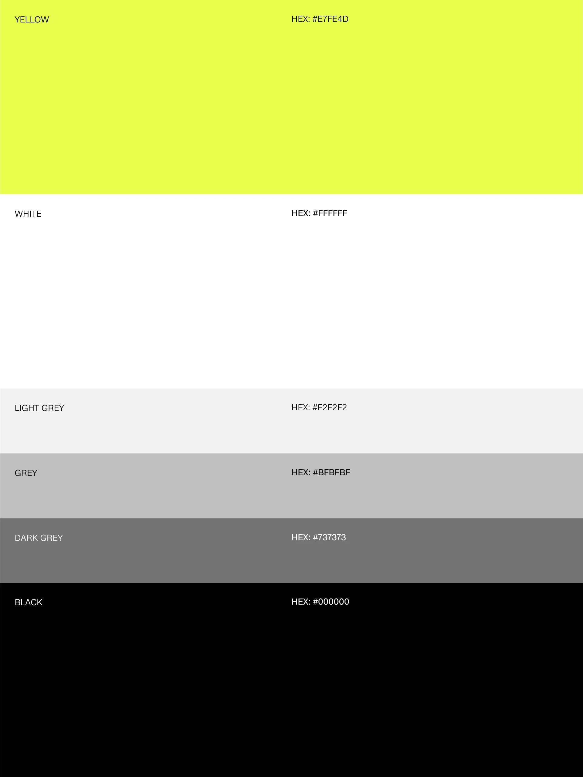 Brand palette for Reaktor, a global technology consultancy.