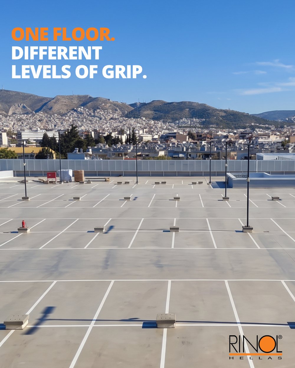 Rinol: One floor, different levels of grip