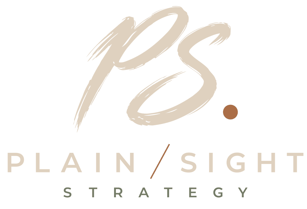 Plain Sight Strategy brand logo in the navigation