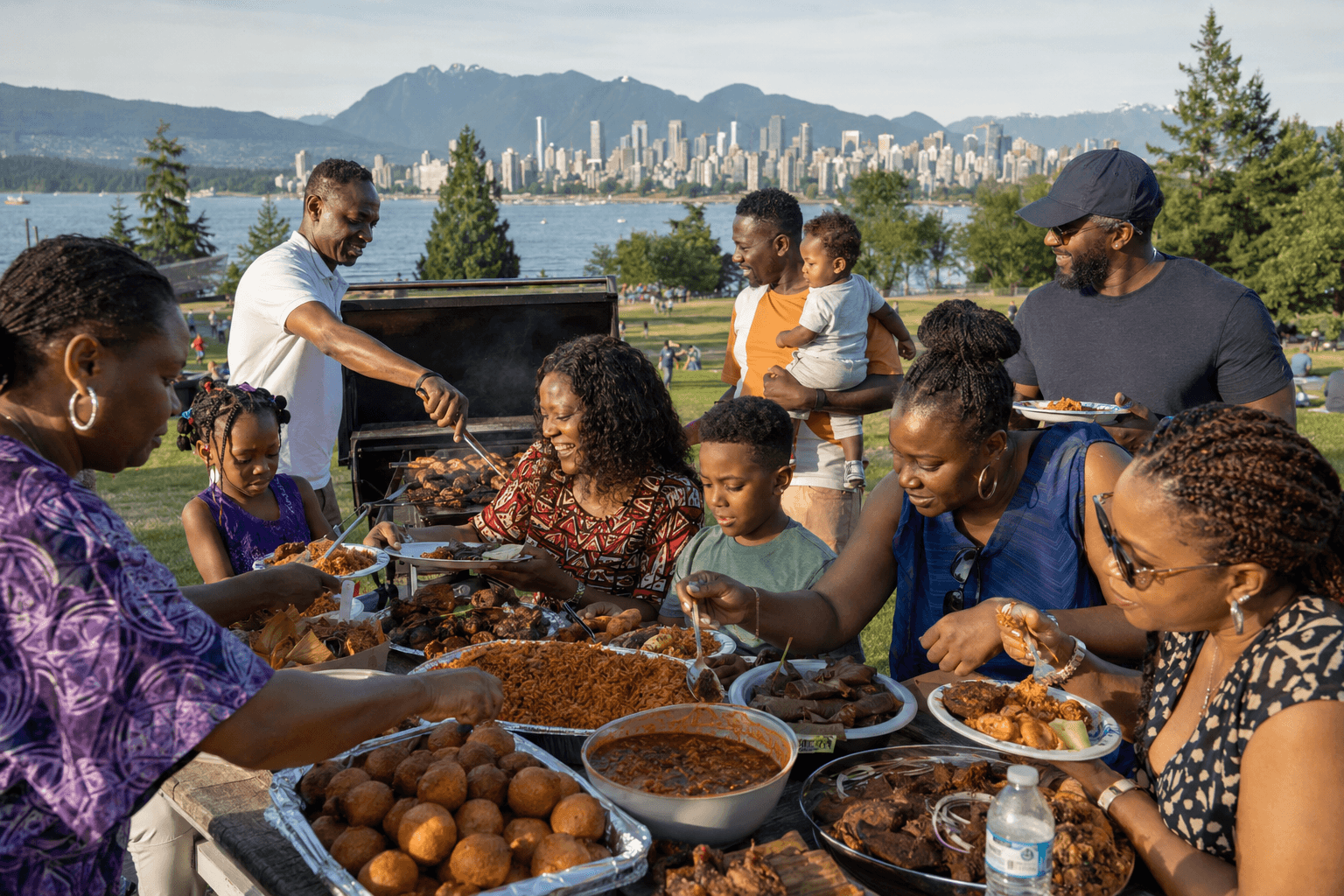 Community BBQ with Authentic Nigerian Food