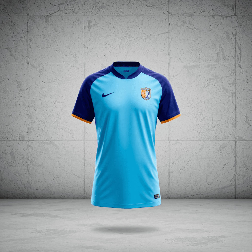 product photography of a sports jersey