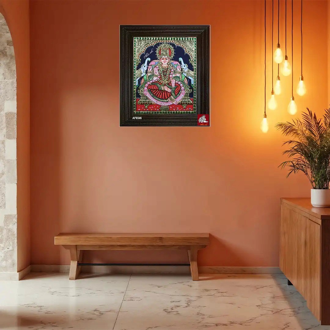 Lakshmi tanjore painting