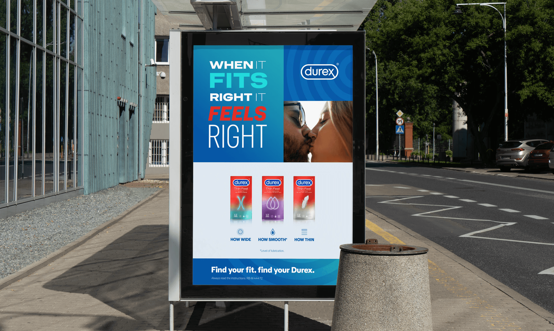 Billboard image of Durex Summer campaign