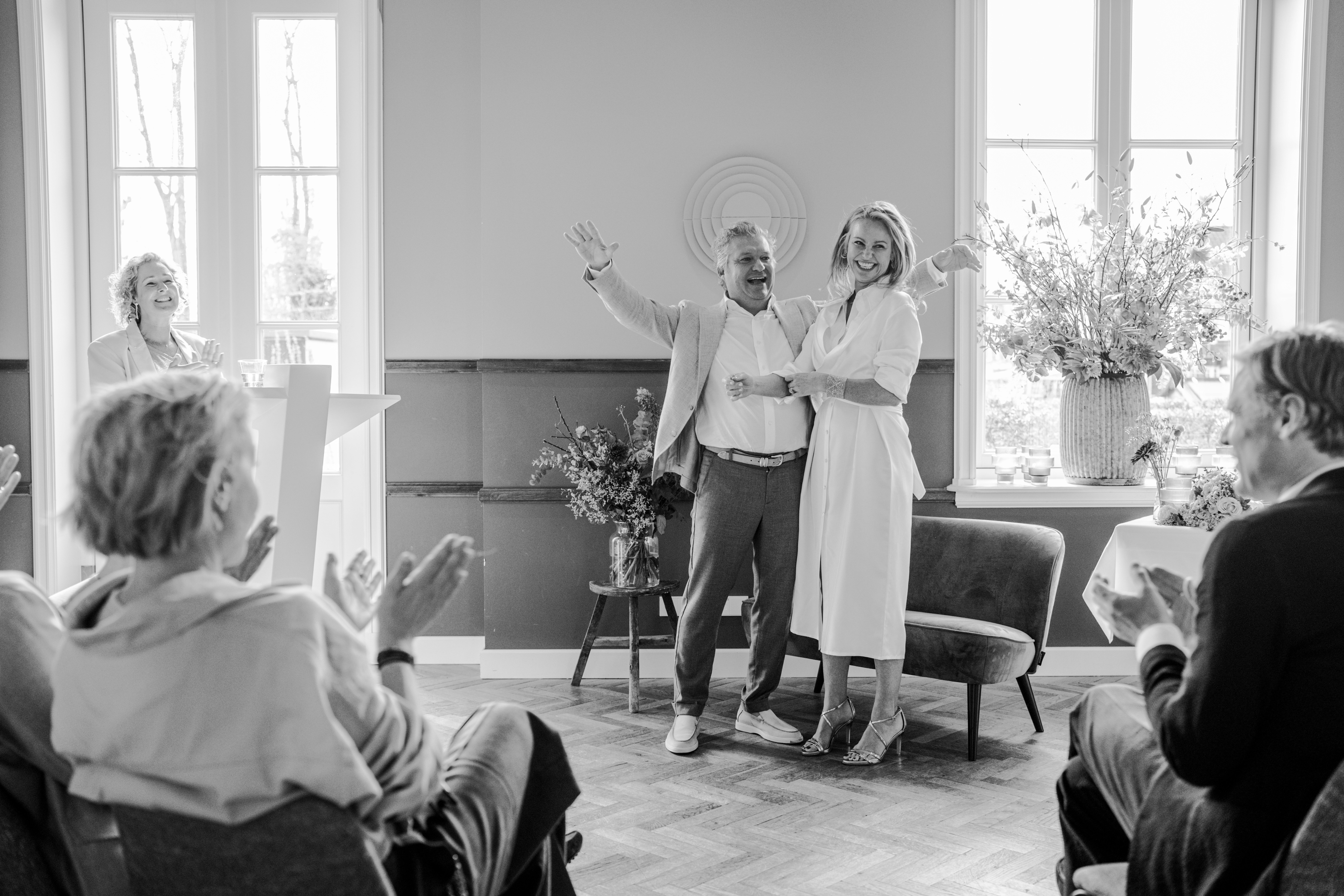 Classic style restaurant interior with paintings on the wall
