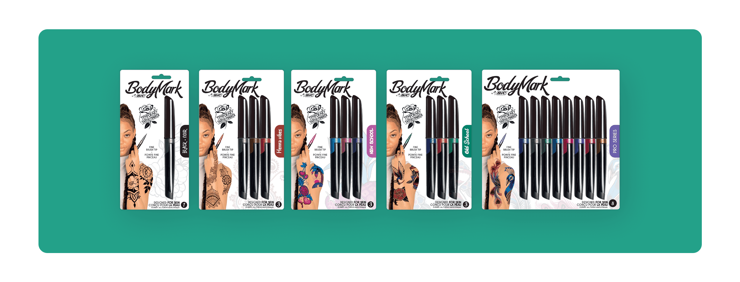 Bic BodyMark Packages